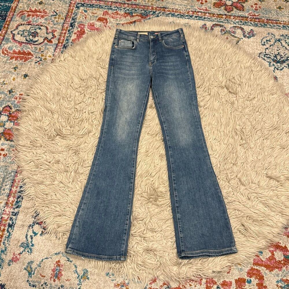 Pilcro and the letterpress flare jeans size 25